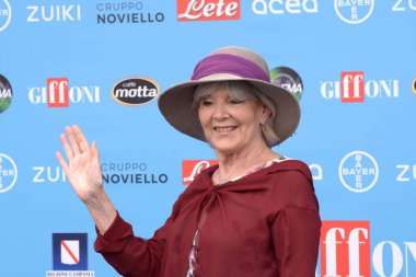 GIFFONI VALLE PIANA - 21 Temmuz 2022: Giffoni Film Festivali 'nde Caterina Caselli - 21 Temmuz 2022 Giffoni Valle Piana, İtalya.