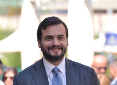 GiFFONI VALLE PİANA - 24 Temmuz 2022: Carlo Sibilia Giffoni Film Festivali 2022 - 24 Temmuz 2022 Giffoni Valle Piana, İtalya.