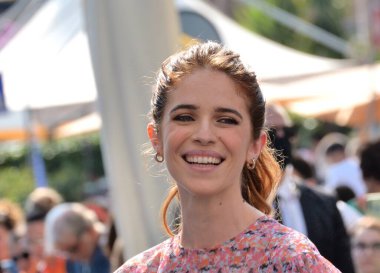 GiFFONI VALLE PIANA - 23 Temmuz 2022: Giffoni Film Festivali 2022 Valentina Romani - 23 Temmuz 2022 Giffoni Valle Piana, İtalya.