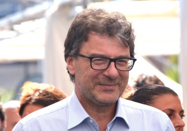 Giffoni Film Festivali 2022, Giancarlo Giorgetti - 25 Temmuz 2022, Giffoni Valle Piana, İtalya.
