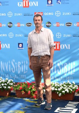 GiFFONI VALLE PİANA - 22 Temmuz 2022: Andrea Occhipinti Giffoni Film Festivali 2022 - 22 Temmuz 2022 Giffoni Valle Piana, İtalya.