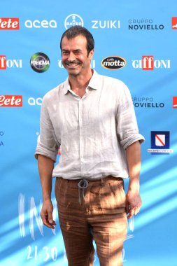 GiFFONI VALLE PİANA - 22 Temmuz 2022: Andrea Occhipinti Giffoni Film Festivali 2022 - 22 Temmuz 2022 Giffoni Valle Piana, İtalya.