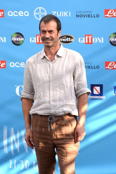 GiFFONI VALLE PİANA - 22 Temmuz 2022: Andrea Occhipinti Giffoni Film Festivali 2022 - 22 Temmuz 2022 Giffoni Valle Piana, İtalya.