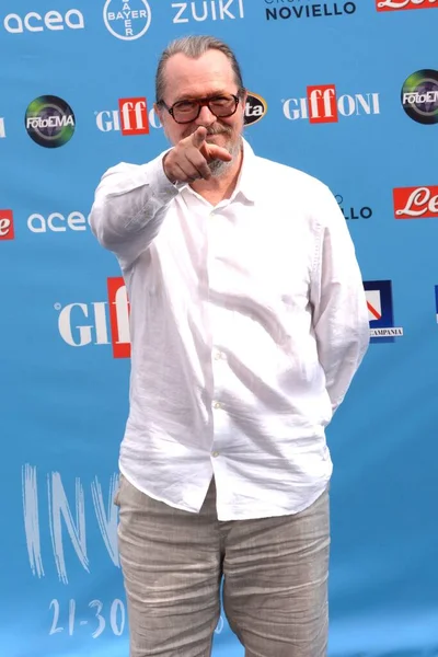 Giffoni Valle Piana Italy July 2022 Gary Oldman Giffoni Film — Zdjęcie stockowe
