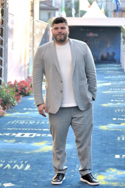 GIFFONI VALLE PIANA,ITALY - July 25,2022: Salvatore Esposito at Giffoni Film Festival 2022 - on July 25, 2022 in Giffoni Valle Piana, Italy.