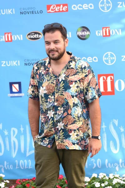 Giffoni Valle Piana Italy July 2022 Davide Napoleone Aka Napoleone — Stockfoto