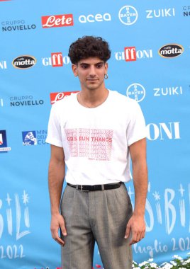 GIFFONI VALLE PIANA,ITALY - July 23,2022: Giorgio Moretti at Giffoni Film Festival 2022 - on July 23, 2022 in Giffoni Valle Piana, Italy.