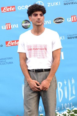 GIFFONI VALLE PIANA,ITALY - July 23,2022: Giorgio Moretti at Giffoni Film Festival 2022 - on July 23, 2022 in Giffoni Valle Piana, Italy.