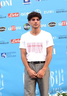 GIFFONI VALLE PIANA,ITALY - July 23,2022: Giorgio Moretti at Giffoni Film Festival 2022 - on July 23, 2022 in Giffoni Valle Piana, Italy.