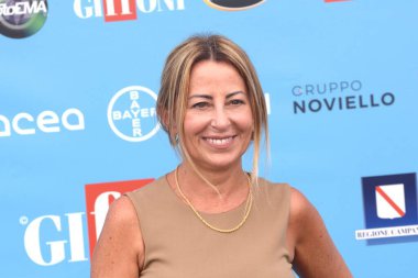 GIFFONI VALLE PIANA,ITALY - July 29,2022: Lucia Fortini at Giffoni Film Festival 2022 - on July 29, 2022 in Giffoni Valle Piana, Italy.