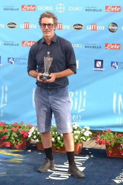 GIFFONI VALLE PIANA,ITALY - July 29,2022: Francesco Patierno at Giffoni Film Festival 2022 - on July 29, 2022 in Giffoni Valle Piana, Italy.