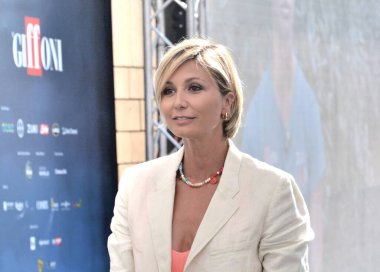 GIFFONI VALLE PIANA,ITALY - July 29,2022: Anna Ferzetti at Giffoni Film Festival 2022 - on July 29, 2022 in Giffoni Valle Piana, Italy.
