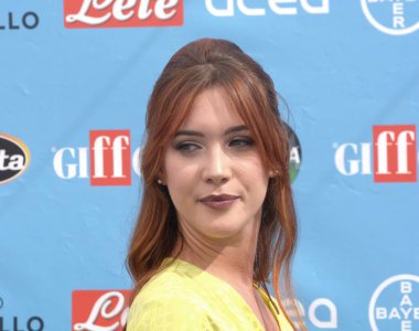 GIFFONI VALLE PIANA,ITALY - July 25,2022: Ludovica Coscione at Giffoni Film Festival 2022 - on July 25, 2022 in Giffoni Valle Piana, Italy.
