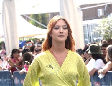 GIFFONI VALLE PIANA,ITALY - July 25,2022: Ludovica Coscione at Giffoni Film Festival 2022 - on July 25, 2022 in Giffoni Valle Piana, Italy.