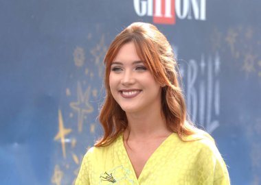 GIFFONI VALLE PIANA,ITALY - July 25,2022: Ludovica Coscione at Giffoni Film Festival 2022 - on July 25, 2022 in Giffoni Valle Piana, Italy.