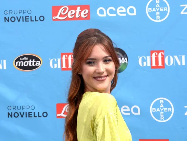 GIFFONI VALLE PIANA,ITALY - July 25,2022: Ludovica Coscione at Giffoni Film Festival 2022 - on July 25, 2022 in Giffoni Valle Piana, Italy.