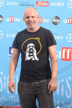GIFFONI VALLE PIANA,ITALY - July 25,2022: Diego Bianchi at Giffoni Film Festival 2022 - on July 25, 2022 in Giffoni Valle Piana, Italy.