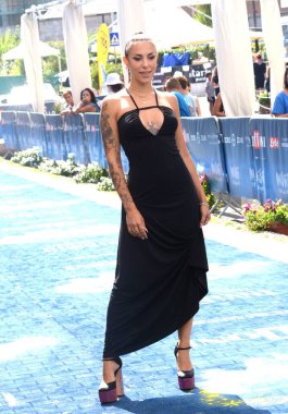 GIFFONI VALLE PIANA,ITALY - July 27,2022: Roberta Lazzerini,aka Beba at Giffoni Film Festival 2022 - on July 27, 2022 in Giffoni Valle Piana, Italy.