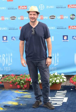 GIFFONI VALLE PIANA,ITALY - July 28,2022: Gabriele Mainetti at Giffoni Film Festival 2022 - on July 28, 2022 in Giffoni Valle Piana, Italy.