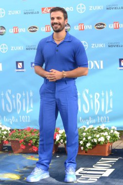 GIFFONI VALLE PIANA,ITALY - July 28,2022: Gianmarco Saurino at Giffoni Film Festival 2022 - on July 28, 2022 in Giffoni Valle Piana, Italy.