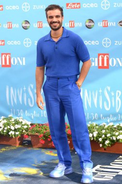 GIFFONI VALLE PIANA,ITALY - July 28,2022: Gianmarco Saurino at Giffoni Film Festival 2022 - on July 28, 2022 in Giffoni Valle Piana, Italy.