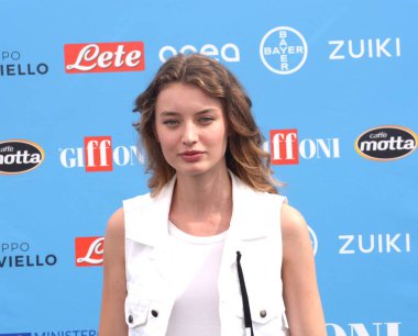 GIFFONI VALLE PIANA,ITALY - July 28,2022: Giulia Maenza at Giffoni Film Festival 2022 - on July 28, 2022 in Giffoni Valle Piana, Italy.