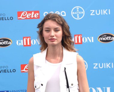 GIFFONI VALLE PIANA,ITALY - July 28,2022: Giulia Maenza at Giffoni Film Festival 2022 - on July 28, 2022 in Giffoni Valle Piana, Italy.