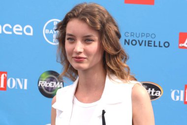 GIFFONI VALLE PIANA,ITALY - July 28,2022: Giulia Maenza at Giffoni Film Festival 2022 - on July 28, 2022 in Giffoni Valle Piana, Italy.