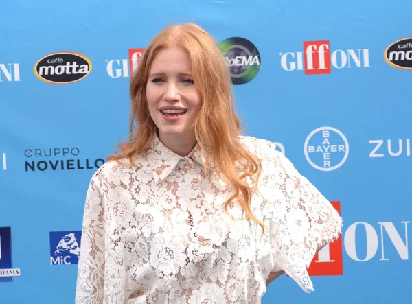 GIFFONI VALLE PIANA,ITALY - July 28,2022: Claudia Marchiori at Giffoni Film Festival 2022 - on July 28, 2022 in Giffoni Valle Piana, Italy.