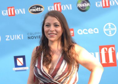 GIFFONI VALLE PIANA,ITALY - July 28,2022: Claudia Di Lascia at Giffoni Film Festival 2022 - on July 28, 2022 in Giffoni Valle Piana, Italy.