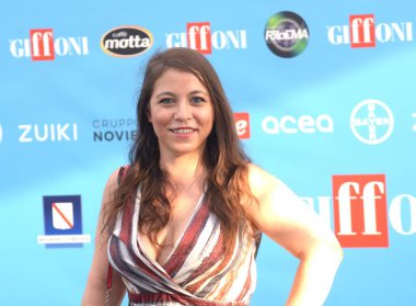 GIFFONI VALLE PIANA,ITALY - July 28,2022: Claudia Di Lascia at Giffoni Film Festival 2022 - on July 28, 2022 in Giffoni Valle Piana, Italy.