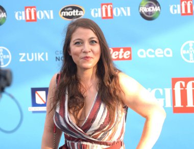 GIFFONI VALLE PIANA,ITALY - July 28,2022: Claudia Di Lascia at Giffoni Film Festival 2022 - on July 28, 2022 in Giffoni Valle Piana, Italy.