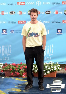 GIFFONI VALLE PIANA,ITALY - July 26,2022:  Andrea Arcangeli at Giffoni Film Festival 2022 - on July 26, 2022 in Giffoni Valle Piana, Italy.