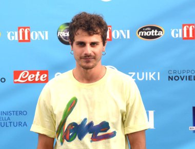 GIFFONI VALLE PIANA,ITALY - July 26,2022:  Andrea Arcangeli at Giffoni Film Festival 2022 - on July 26, 2022 in Giffoni Valle Piana, Italy.