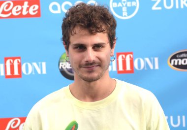 GIFFONI VALLE PIANA,ITALY - July 26,2022:  Andrea Arcangeli at Giffoni Film Festival 2022 - on July 26, 2022 in Giffoni Valle Piana, Italy.