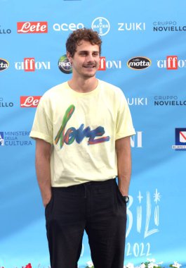 GIFFONI VALLE PIANA,ITALY - July 26,2022:  Andrea Arcangeli at Giffoni Film Festival 2022 - on July 26, 2022 in Giffoni Valle Piana, Italy.