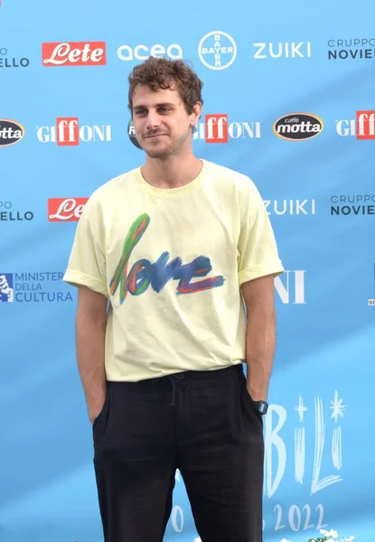 GIFFONI VALLE PIANA,ITALY - July 26,2022:  Andrea Arcangeli at Giffoni Film Festival 2022 - on July 26, 2022 in Giffoni Valle Piana, Italy.