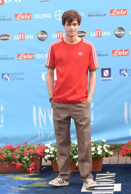 GIFFONI VALLE PIANA,ITALY - July 26,2022: Lorenzo Zurzolo at Giffoni Film Festival 2022 - on July 26, 2022 in Giffoni Valle Piana, Italy.