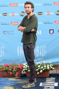 GIFFONI VALLE PIANA,ITALY - July 26,2022: Ludovico Bessegato at Giffoni Film Festival 2022 - on July 26, 2022 in Giffoni Valle Piana, Italy.