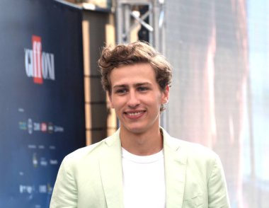 GIFFONI VALLE PIANA,ITALY - July 26,2022: Mattia Carrano at Giffoni Film Festival 2022 - on July 26, 2022 in Giffoni Valle Piana, Italy.