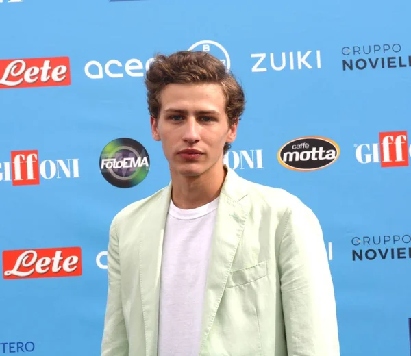 GIFFONI VALLE PIANA,ITALY - July 26,2022: Mattia Carrano at Giffoni Film Festival 2022 - on July 26, 2022 in Giffoni Valle Piana, Italy.