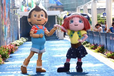 GIFFONI VALLE PIANA,ITALY - July 26,2022: Pinocchio & Friends at Giffoni Film Festival 2022 - on July 26, 2022 in Giffoni Valle Piana, Italy.
