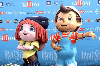 GIFFONI VALLE PIANA,ITALY - July 26,2022: Pinocchio & Friends at Giffoni Film Festival 2022 - on July 26, 2022 in Giffoni Valle Piana, Italy.