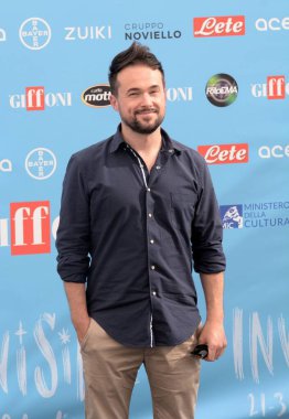 GIFFONI VALLE PIANA,ITALY - July 26,2022: Giorgio Scorza at Giffoni Film Festival 2022 - on July 26, 2022 in Giffoni Valle Piana, Italy.