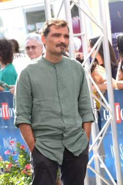 GIFFONI VALLE PIANA,ITALY - July 22,2022: Daniele Mencarelli at Giffoni Film Festival 2022 - on July 22, 2022 in Giffoni Valle Piana, Italy.