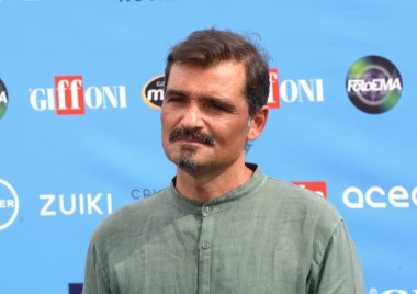 GIFFONI VALLE PIANA,ITALY - July 22,2022: Daniele Mencarelli at Giffoni Film Festival 2022 - on July 22, 2022 in Giffoni Valle Piana, Italy.