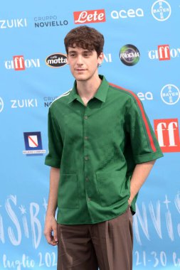 GIFFONI VALLE PIANA,ITALY - July 22,2022: Federico Cesari at Giffoni Film Festival 2022 - on July 22, 2022 in Giffoni Valle Piana, Italy.
