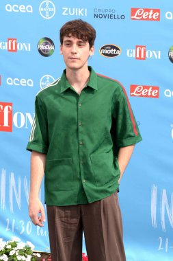 GIFFONI VALLE PIANA,ITALY - July 22,2022: Federico Cesari at Giffoni Film Festival 2022 - on July 22, 2022 in Giffoni Valle Piana, Italy.