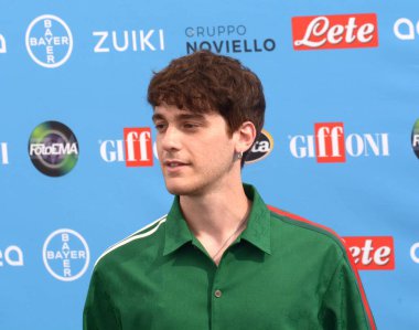 GIFFONI VALLE PIANA,ITALY - July 22,2022: Federico Cesari at Giffoni Film Festival 2022 - on July 22, 2022 in Giffoni Valle Piana, Italy.