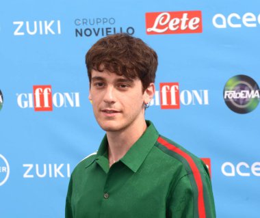 GIFFONI VALLE PIANA,ITALY - July 22,2022: Federico Cesari at Giffoni Film Festival 2022 - on July 22, 2022 in Giffoni Valle Piana, Italy.